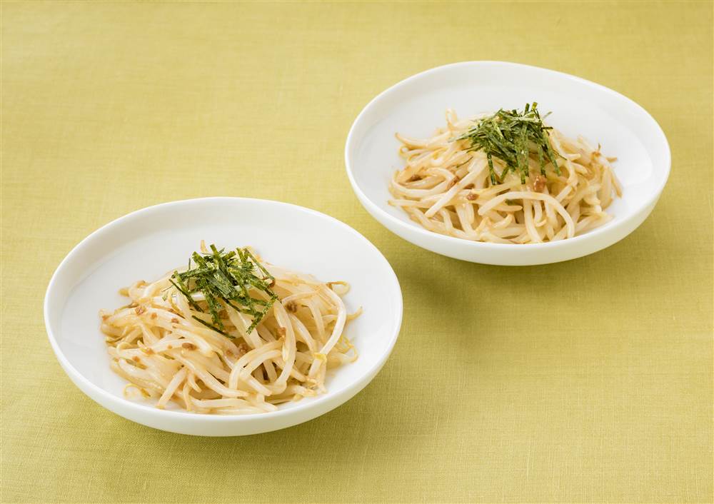 レンジでかんたん！もやしのとりそぼろ和え