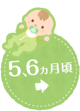 離乳食初期 5、6ヵ月頃