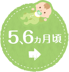 離乳食初期 5、6ヵ月頃