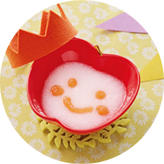 りんごにんじんがゆ