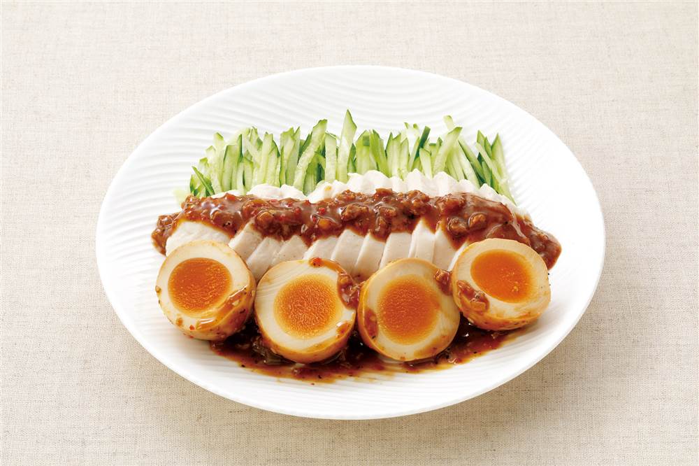 担々風たまごのよだれ鶏