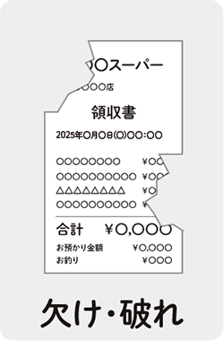 欠け・破れ
