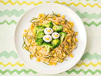 ピヨピヨうずらのたらこスパゲッティ
