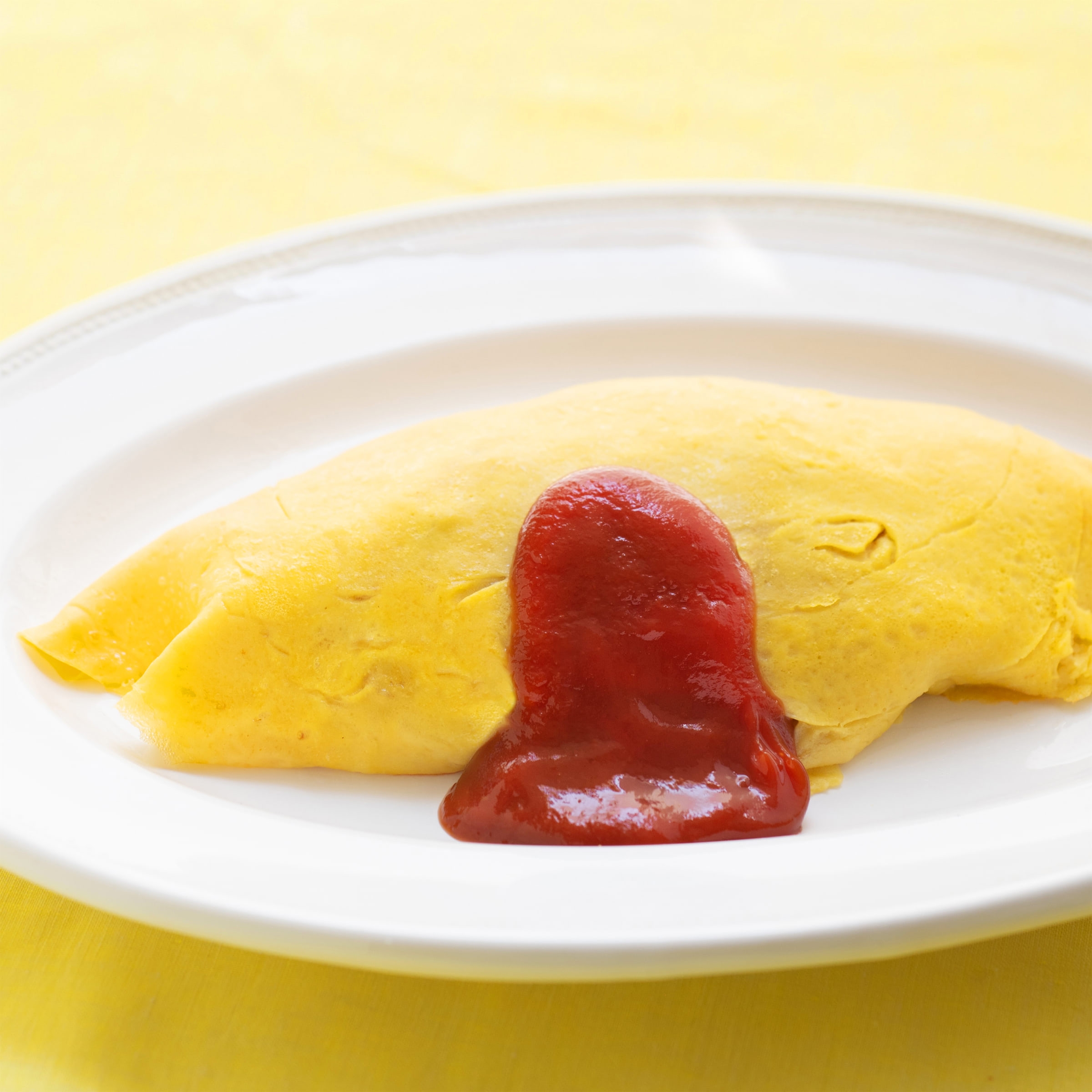 昔ながらのシンプルオムライス風