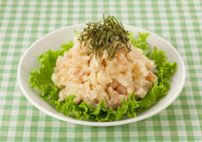 たらこソースで!タラモサラダ