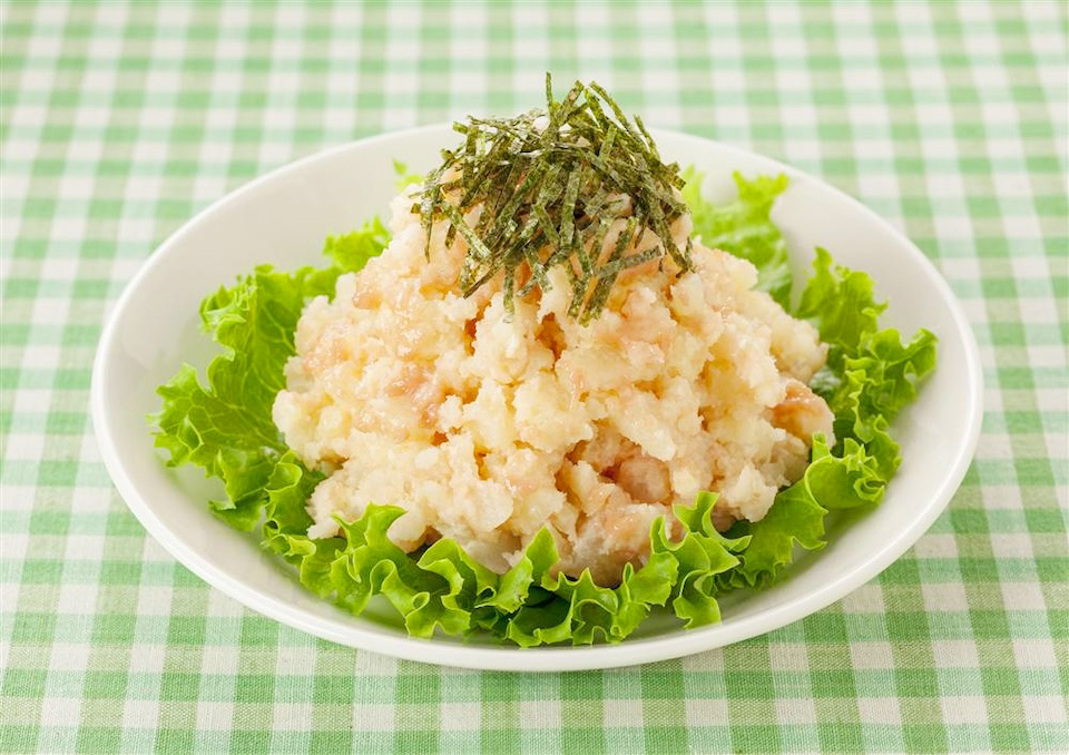 たらこソースで！タラモサラダ