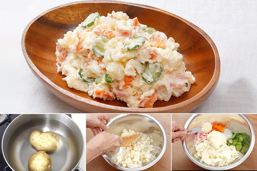 じゃがいも料理の王道！ポテトサラダの基本レシピ