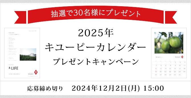 2025年 キユーピーカレンダー プレゼントキャンペーン