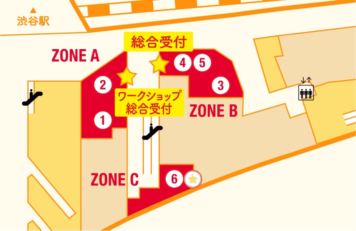 ZONE A・B・C マップ