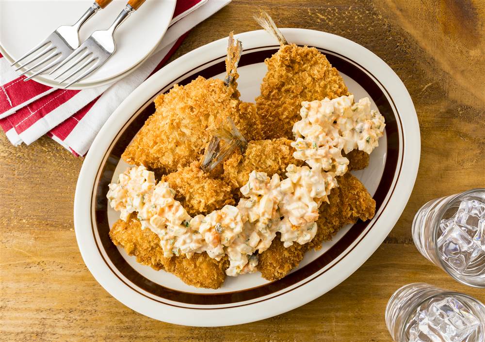 写真：あじフライのＢＢＱマヨタルタル