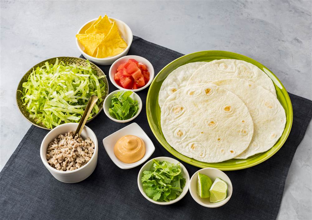 写真：シラチャーマヨのスパイシータコス