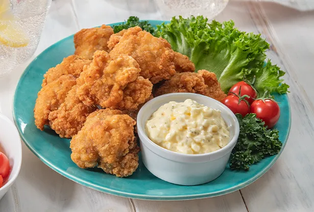 鶏のから揚げ~レモンタルタルソース添え~