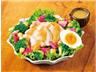 おろし野菜ドレッシングのプロテインサラダ