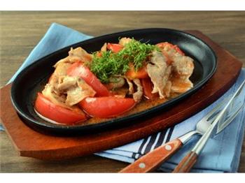 豚肉とトマトの鉄板イタリアン焼き 業務用レシピ 業務用商品 キユーピー
